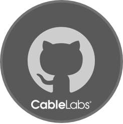 icon with github cat and cablelabs logo